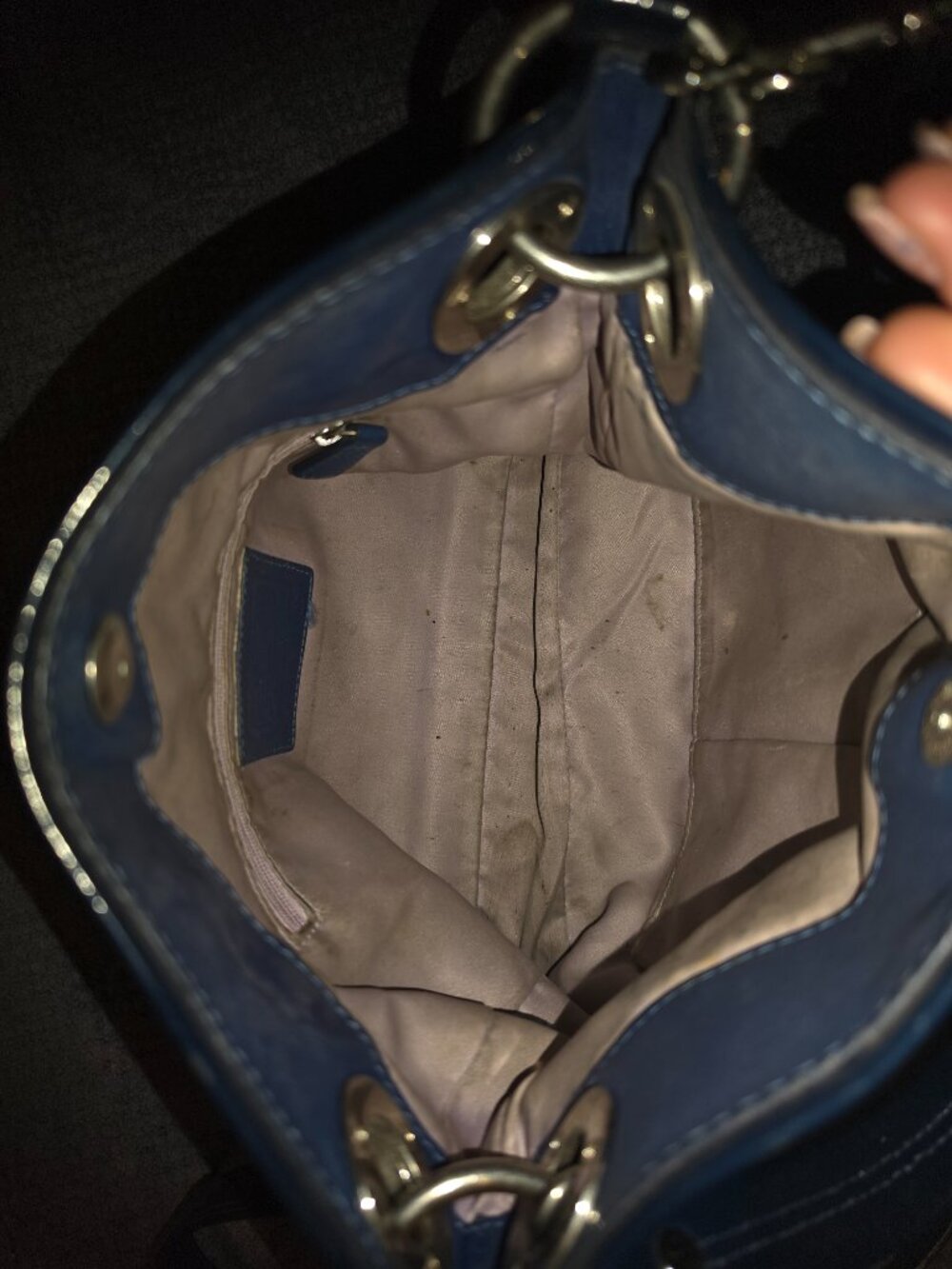 Blue Coach Ashley Hippie shoulder bag - Picture 3 of 6